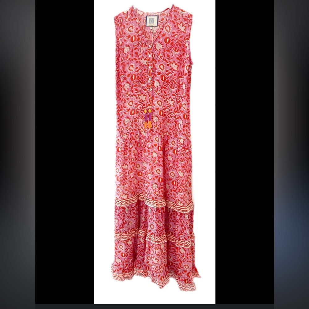 BELL Floral Pink Maxi dress